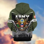 Premium US Veterans Zip Hoodie ATTN291023, Gifts For US Veterans, Gifts On Father's Day, Veterans Day. - Image 6