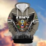 Premium US Veterans Zip Hoodie ATTN291023, Gifts For US Veterans, Gifts On Father's Day, Veterans Day. - Image 2