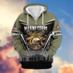 Premium US Veterans Zip Hoodie ATTN291023, Gifts For US Veterans, Gifts On Father's Day, Veterans Day. - Image 20