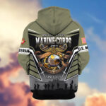Premium US Veterans Zip Hoodie ATTN291023, Gifts For US Veterans, Gifts On Father's Day, Veterans Day. - Image 21