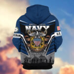 Premium US Veterans Zip Hoodie ATTN291023, Gifts For US Veterans, Gifts On Father's Day, Veterans Day. - Image 12