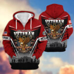 Premium US Veterans Zip Hoodie ATTN291023, Gifts For US Veterans, Gifts On Father's Day, Veterans Day. - Image 37