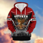 Premium US Veterans Zip Hoodie ATTN291023, Gifts For US Veterans, Gifts On Father's Day, Veterans Day. - Image 35