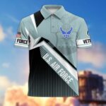 Premium US Veterans Polo Shirt ATTN250221, Gifts For US Veterans, Gifts On Father's Day, Veterans Day. - Image 23