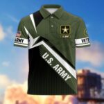 Premium US Veterans Polo Shirt ATTN250221, Gifts For US Veterans, Gifts On Father's Day, Veterans Day. - Image 2