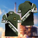 Premium US Veterans Polo Shirt ATTN250221, Gifts For US Veterans, Gifts On Father's Day, Veterans Day. - Image 4