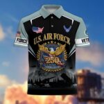 America 250th Anniversary US Veteran Polo Shirt DWWQ080222, Gifts for U.S. Veterans, Gifts for Independence Day, Veterans Day - Image 23