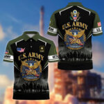 America 250th Anniversary US Veteran Polo Shirt DWWQ080222, Gifts for U.S. Veterans, Gifts for Independence Day, Veterans Day - Image 7