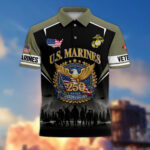 America 250th Anniversary US Veteran Polo Shirt DWWQ080222, Gifts for U.S. Veterans, Gifts for Independence Day, Veterans Day - Image 20