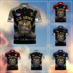 America 250th Anniversary US Veteran Polo Shirt DWWQ080222, Gifts for U.S. Veterans, Gifts for Independence Day, Veterans Day