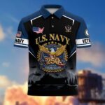 America 250th Anniversary US Veteran Polo Shirt DWWQ080222, Gifts for U.S. Veterans, Gifts for Independence Day, Veterans Day - Image 11
