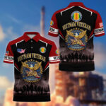 America 250th Anniversary US Veteran Polo Shirt DWWQ080222, Gifts for U.S. Veterans, Gifts for Independence Day, Veterans Day - Image 40