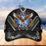 Premium America 250th Anniversary US Veterans Baseball Hats CPHN260111, Gifts for U.S. Veterans, Gifts For Independence Day, Veterans Day. - Image 2