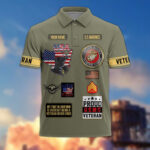 Premium US Veterans Custom Polo Shirt CPVC030301, Gifts For US Veterans, Gifts For Father's Day, Veterans Day. - Image 20