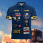 Premium US Veterans Custom Polo Shirt CPVC030301, Gifts For US Veterans, Gifts For Father's Day, Veterans Day. - Image 14