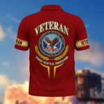 Premium US Veterans Custom Polo Shirt CPVC030301, Gifts For US Veterans, Gifts For Father's Day, Veterans Day. - Image 36