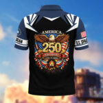 Premium America 250th Anniversary US Veteran Polo Shirt ATTN020221, Gifts for U.S. Veterans, Gifts for Independence Day, Veterans Day - Image 33