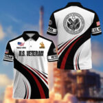 Premium US Veterans Polo Shirt CPHN030311, Gifts For US Veterans, Gifts On Father's Day, Veterans Day. - Image 4