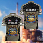 America 250th Anniversary US Veteran Polo Shirt DWWQ040321, Gifts for U.S. Veterans, Gifts for Independence Day, Veterans Day - Image 10