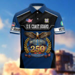 America 250th Anniversary US Veteran Polo Shirt DWWQ040321, Gifts for U.S. Veterans, Gifts for Independence Day, Veterans Day - Image 29