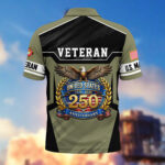 America 250th Anniversary US Veteran Polo Shirt DWWQ040321, Gifts for U.S. Veterans, Gifts for Independence Day, Veterans Day - Image 21