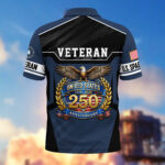 America 250th Anniversary US Veteran Polo Shirt DWWQ040321, Gifts for U.S. Veterans, Gifts for Independence Day, Veterans Day - Image 33