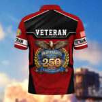 America 250th Anniversary US Veteran Polo Shirt DWWQ040321, Gifts for U.S. Veterans, Gifts for Independence Day, Veterans Day - Image 39