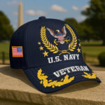 Premium Embroidered US Veterans Hats CPHN190114, Gifts For US Veterans, Gifts For Father's Day, Veterans Day - Image 9