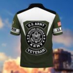 US Veterans Polo Shirt ESKQ241112, Gifts For US Veterans, Gifts On Father's Day, Veterans Day. - Image 3