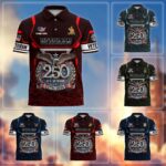 Premium America 250th Anniversary US Veteran Polo Shirt CPHN050311, Gifts for U.S. Veterans, Gifts for Independence Day, Veterans Day