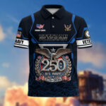 Premium America 250th Anniversary US Veteran Polo Shirt CPHN050311, Gifts for U.S. Veterans, Gifts for Independence Day, Veterans Day - Image 14