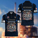 Premium America 250th Anniversary US Veteran Polo Shirt CPHN050311, Gifts for U.S. Veterans, Gifts for Independence Day, Veterans Day - Image 16