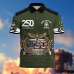 Premium America 250th Anniversary US Veteran Polo Shirt BPHN190811, Gifts for U.S. Veterans, Gifts for Independence Day, Veterans Day - Image 6