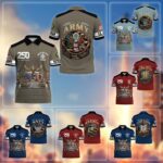 Premium America 250th Anniversary US Veteran Polo Shirt BPHN190811, Gifts for U.S. Veterans, Gifts for Independence Day, Veterans Day