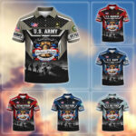 America 250th Anniversary US Veteran Polo Shirt DWWQ200321, Gifts for U.S. Veterans, Gifts for Independence Day, Veterans Day