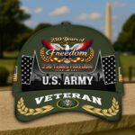 Premium America 250th Anniversary US Veterans Baseball Hats ATTN230321, Gifts For U.S. Veterans, Gifts For Independence Day, Veterans Day. - Image 2