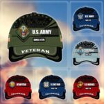 Premium US Veterans Baseball Hats ATTN031222, Gifts for US Veterans, Gifts on Veterans Day.