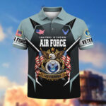 Premium US Veterans Polo Shirt ATTN260321, Gifts For US Veterans, Gifts On Father's Day, Veterans Day. - Image 24