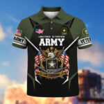 Premium US Veterans Polo Shirt ATTN260321, Gifts For US Veterans, Gifts On Father's Day, Veterans Day. - Image 6