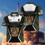 Premium US Veterans Polo Shirt ATTN200323, Gifts For US Veterans, Gifts On Father's Day, Veterans Day. - Image 2