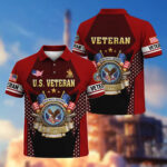 Premium US Veterans Polo Shirt ATTN310321, Gifts For US Veterans, Gifts On Father's Day, Veterans Day. - Image 35
