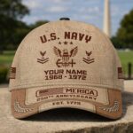 Premium US Veterans Baseball Hats CPHN250311, Custom Name, Rank, Year, Gifts For US Veterans, Gifts For Independence Day, Veterans Day. - Image 8